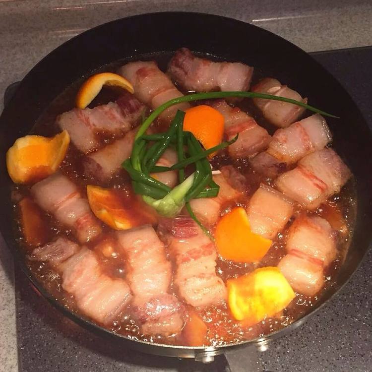 橙皮红烧肉步骤5