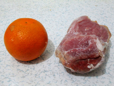 香橙咕噜肉步骤1