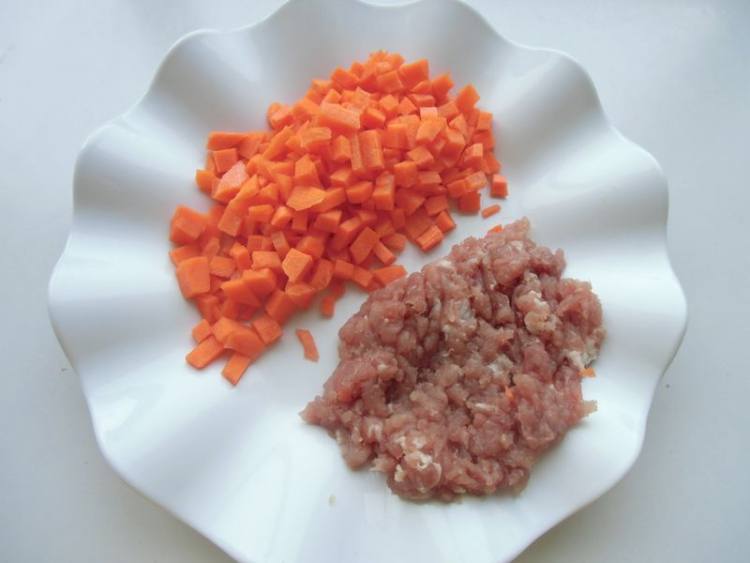 青菜肉粥步骤3