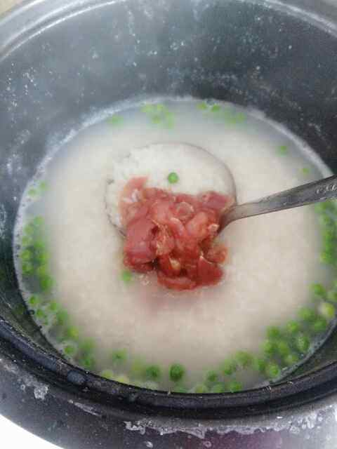 豌豆瘦肉粥步骤7