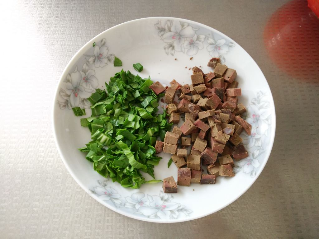 牛肝青菜粥步骤4