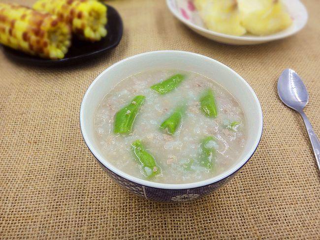 豆角瘦肉粥步骤9