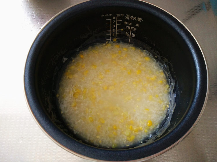 原味玉米粥步骤6
