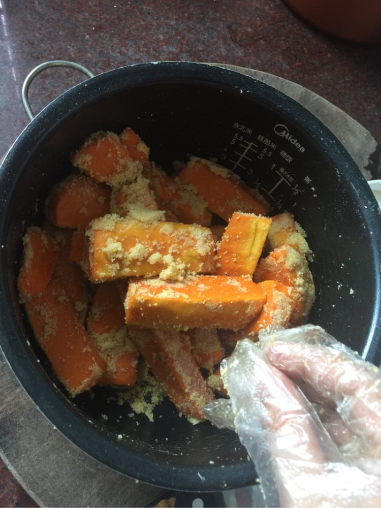 粉蒸南瓜（附米粉的做步骤15