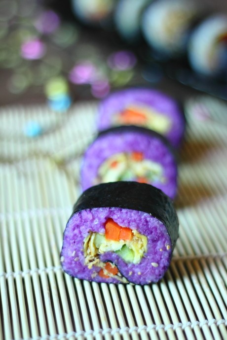 紫薯风味寿司步骤11