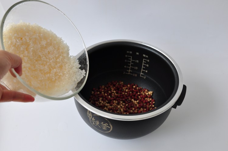红豆薏米山药饭---#铁步骤4