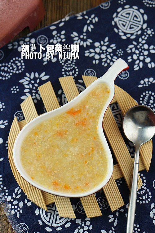 胡萝卜包菜绵粥步骤8