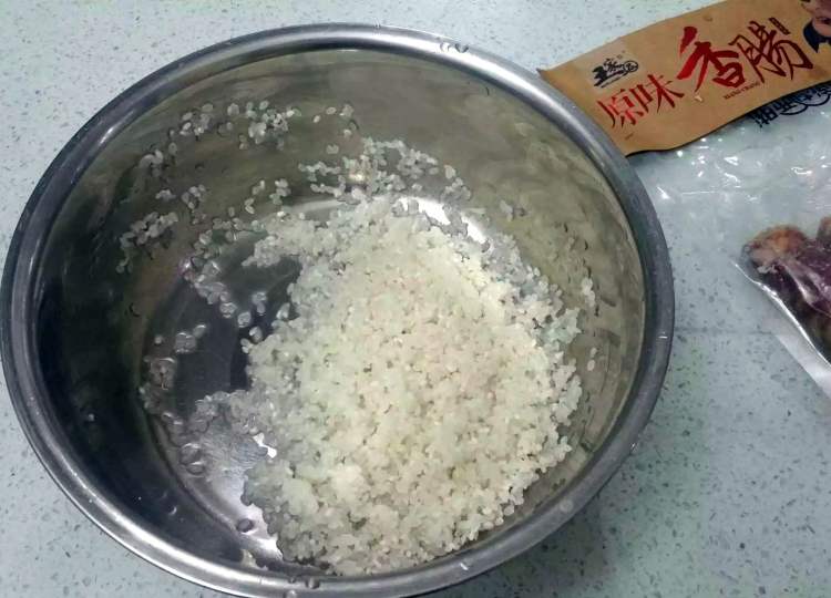 腊肠粥步骤3