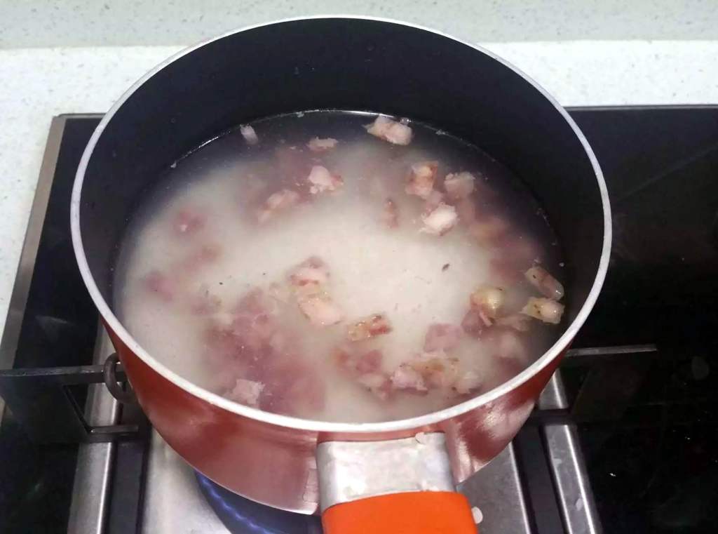 腊肠粥步骤4