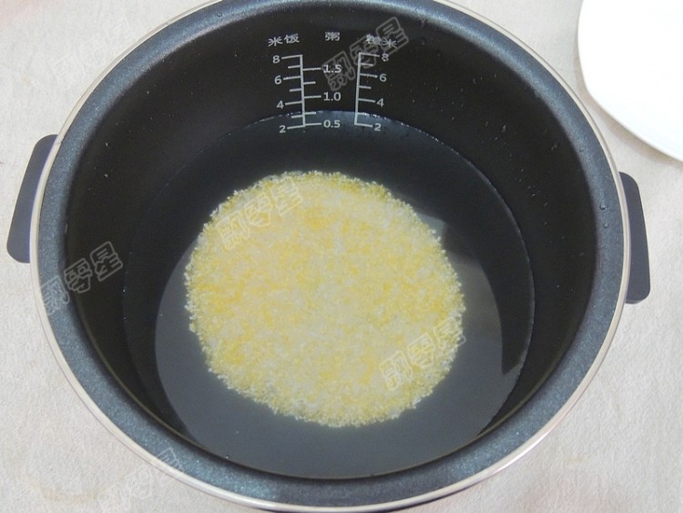 玉米渣红薯粥#新鲜从步骤3