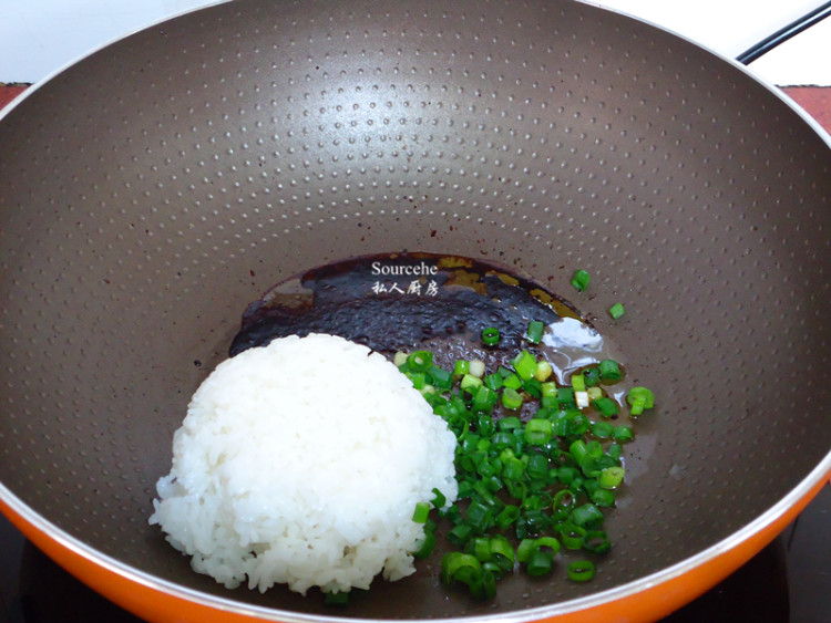 香葱拌饭步骤7