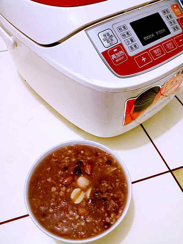 红豆莲子粥#不忘初心#步骤9