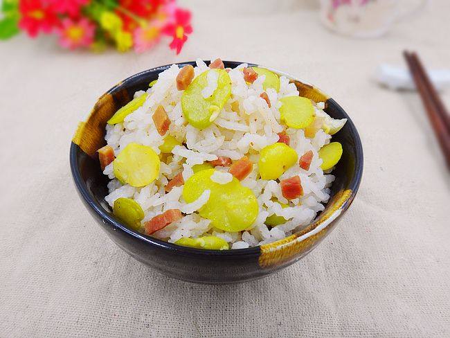 蚕豆焖饭步骤9