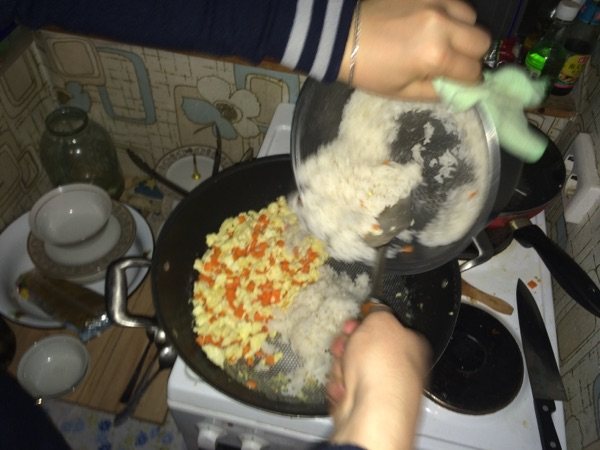 达式蛋炒饭步骤7