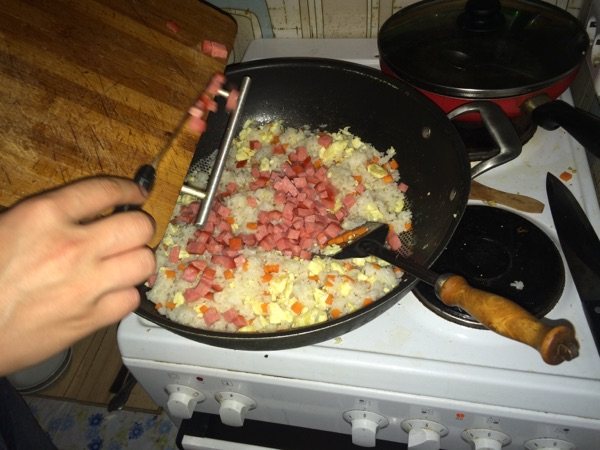 达式蛋炒饭步骤8