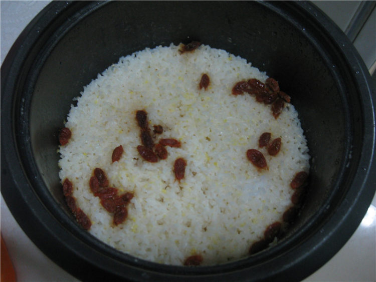 枸杞玉米茬子米饭步骤5