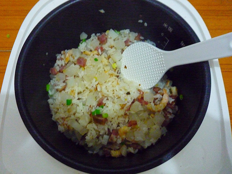腊味萝卜饭步骤13
