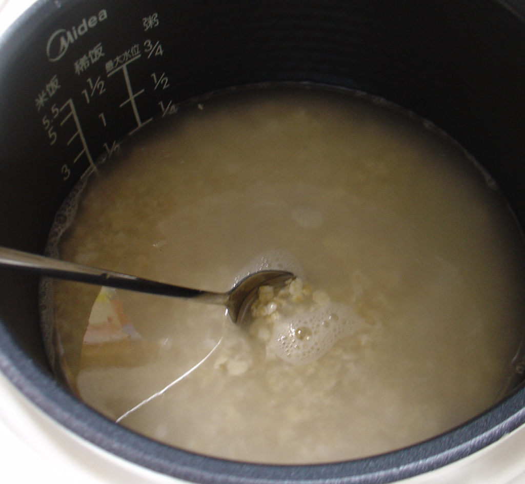 燕麦片焖米饭步骤6