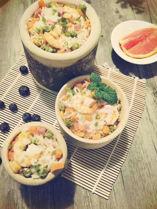 虾仁竹筒饭步骤11