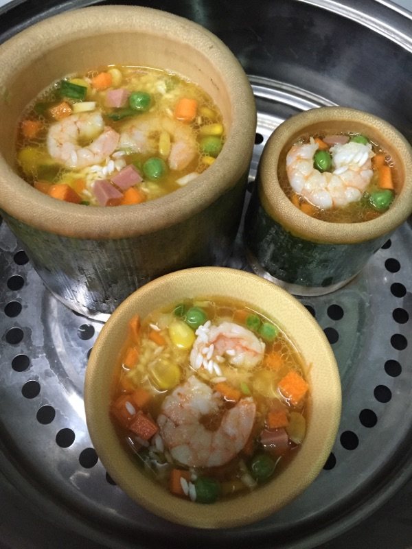 虾仁竹筒饭步骤10