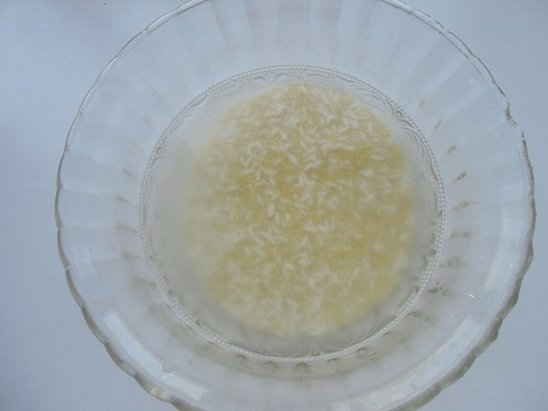 枸杞红枣小米糊步骤2