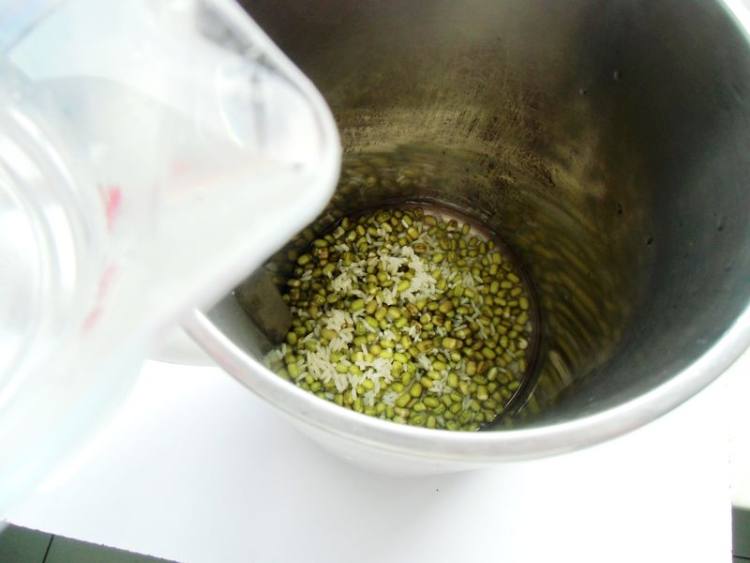 绿豆糯米豆浆步骤4