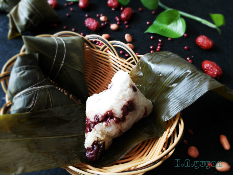 红豆花生红枣粽步骤8