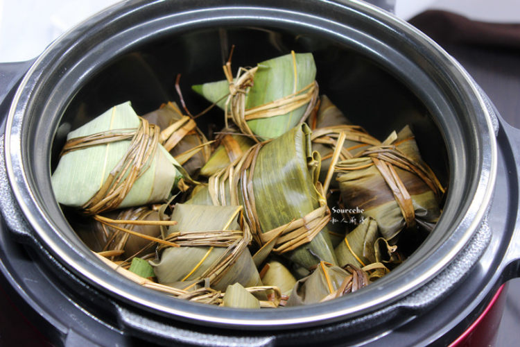 鲜肉咸味粽步骤8