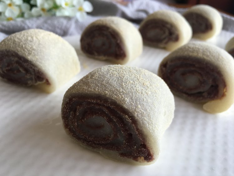 面包机版豆沙馅儿驴打步骤11
