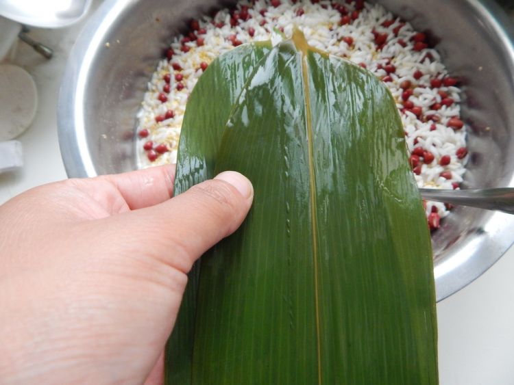 小米红豆粽子步骤6