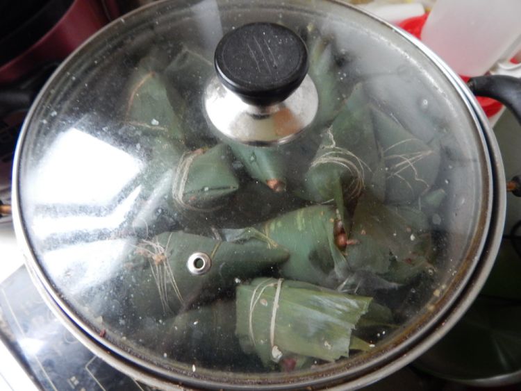 小米红豆粽子步骤12