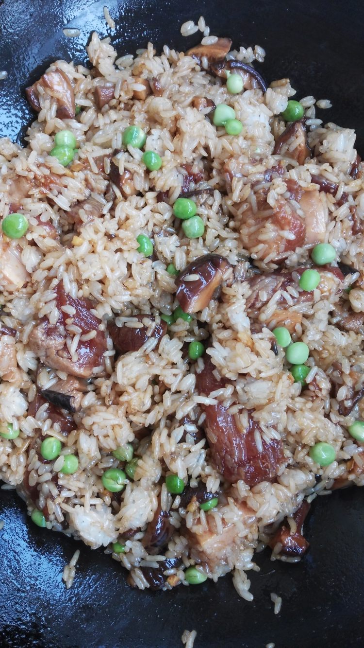 荷叶糯米蒸肉#新鲜从步骤8