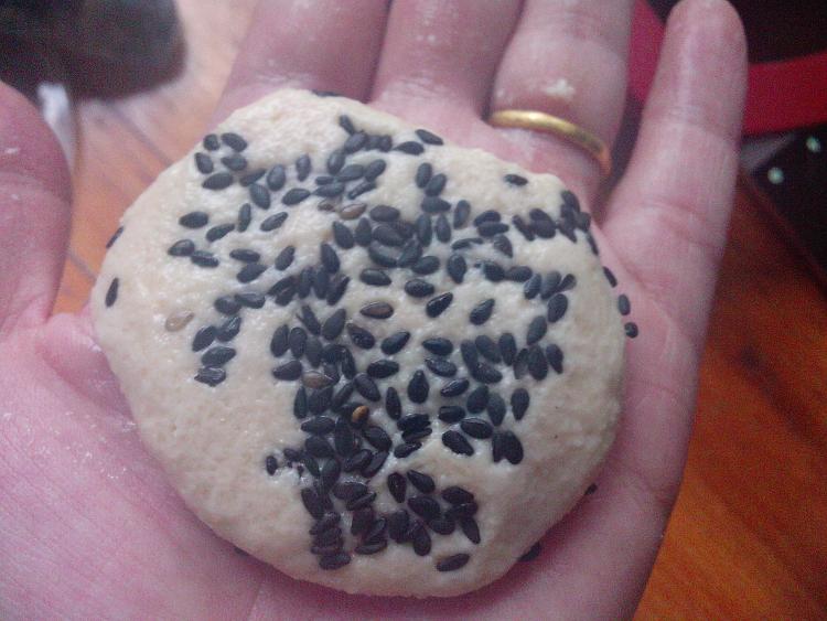 糯米芝麻饼#新鲜从这步骤4