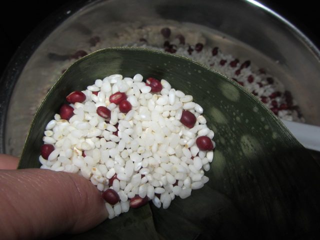 红豆枣子粽步骤9