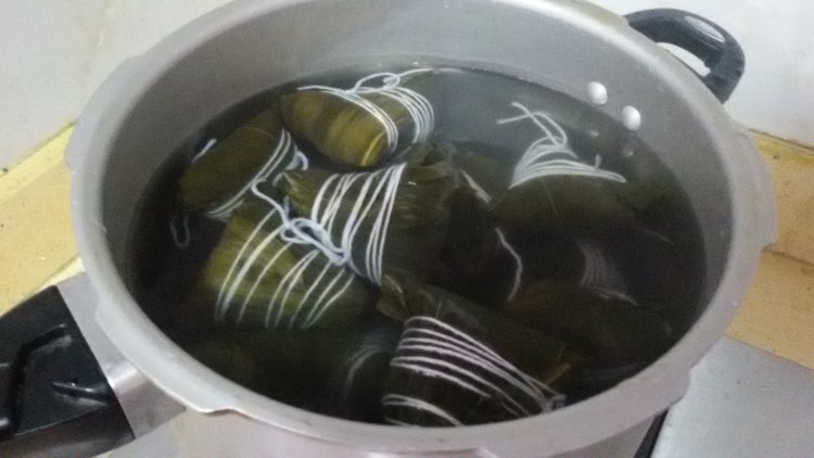 桂花豆沙粽步骤9