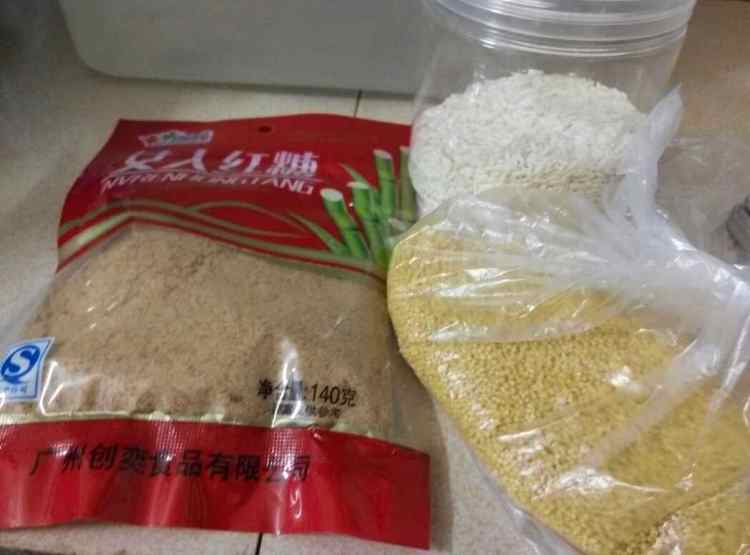 糯米小米粥步骤1