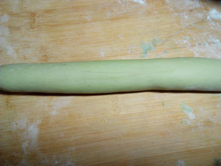 菠菜糯米包步骤7