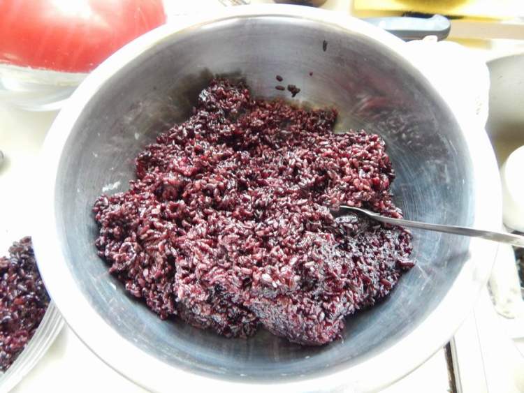 紫米烧麦步骤4