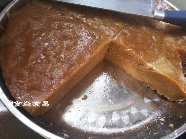 芝麻花生煎年糕步骤1