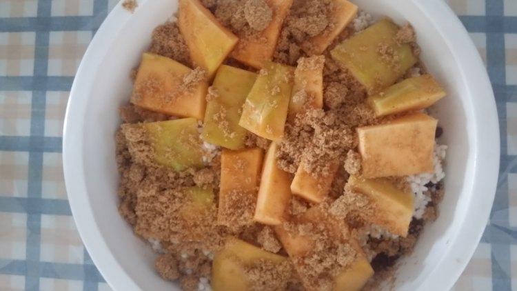 蒸蔓越莓甜糯米饭步骤5