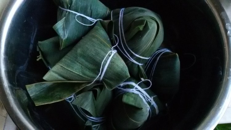 蔓越莓碱粽步骤7