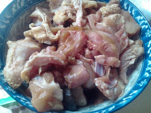 香菇鸡肉粽步骤1