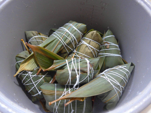 绿豆糯米粽步骤7