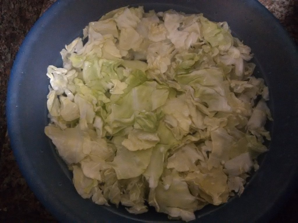 圆白菜糯米饭步骤3