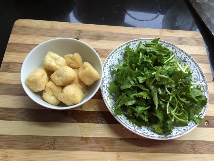 小米荠菜虾仁粥步骤4