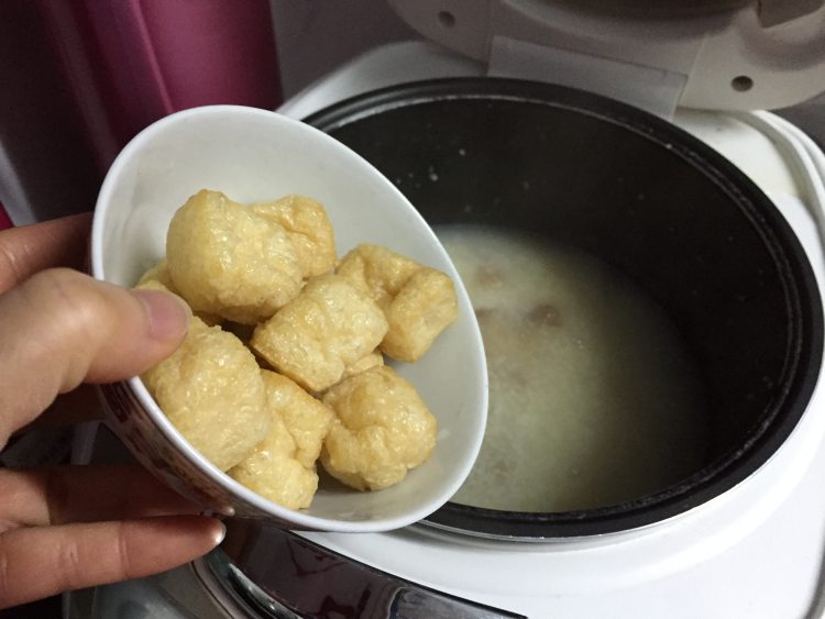 小米荠菜虾仁粥步骤6