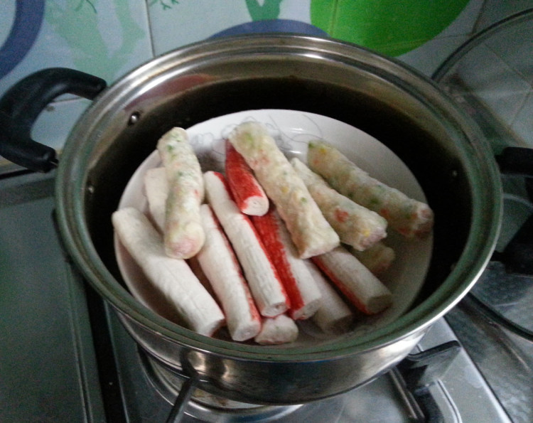 椰浆糯米包饭步骤6