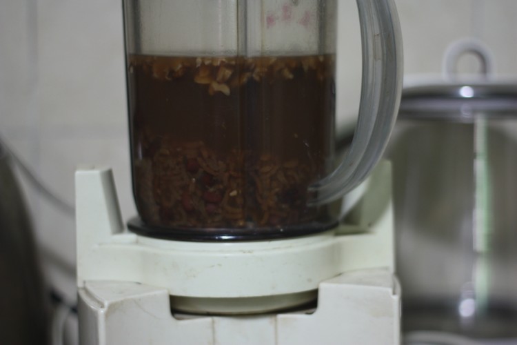 核桃红豆糯米糊步骤5