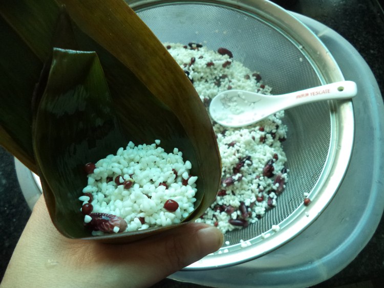 猪肉红豆粽步骤8