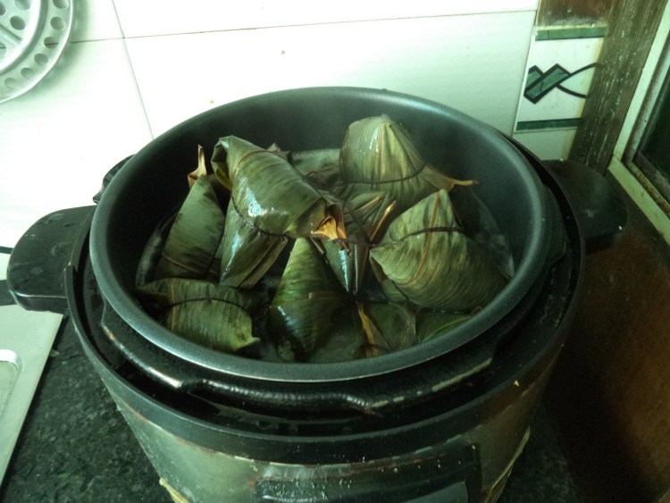 猪肉红豆粽步骤16